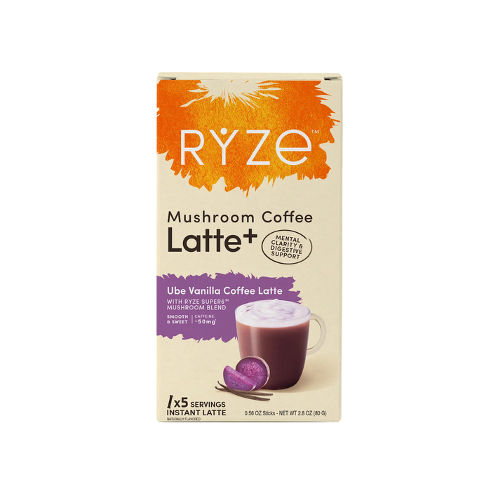 Ube Vanilla Coffee Latte Carton